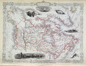 ブリティッシュアメリカの地図